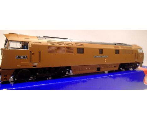 Heljan 5203 Western Champion D1015, damage to bogie side frames, no detail pack, boxed. P&amp;P Group 1 (£14+VAT for the firs