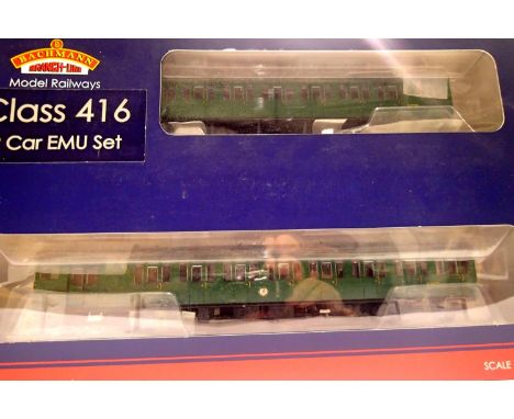 Bachmann 31-3762 Z, two car EMU, Southern Green, in excellent condition, boxed, Lord and Butler exclusive. P&amp;P Group 1 (£