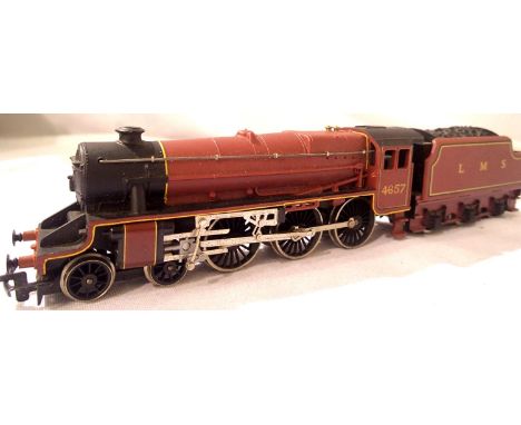 Hornby Class 5, LMS Red, 4657, in very good condition, unboxed. P&amp;P Group 1 (£14+VAT for the first lot and £1+VAT for sub