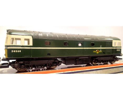 Lima, D6506, Bo-Bo Diesel, Green, Late Crest, in very good condition, requires coupling hooks, box fair. P&amp;P Group 1 (£14