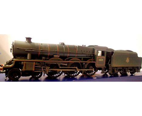 Bachmann rename/number, Jubilee class Madras, 45575, Green, weathered, Early Crest, in excellent condition, boxed. P&amp;P Gr