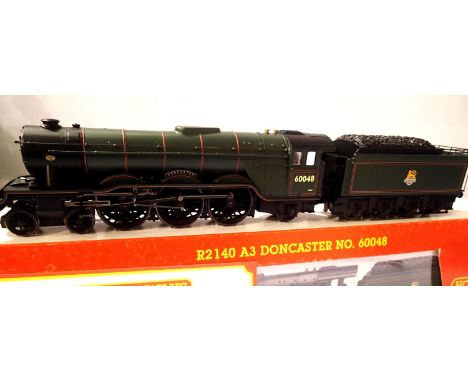 Hornby limited edition R2140 Class A3 Doncaster 60048, BR Green, Early Crest, 295/1000. Near mint condition, box is good with