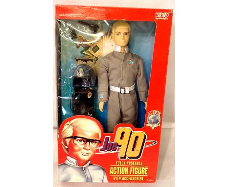 Joe 90 action figure with accessories by Vivid Imaginations, in excellent condition, box with wear. P&amp;P Group 1 (£14+VAT 