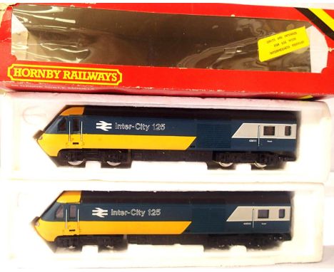 Hornby OO scale 2 car Intercity 125 set, one power and one dummy car. Very good - excellent condition, box is poor. P&amp;P G