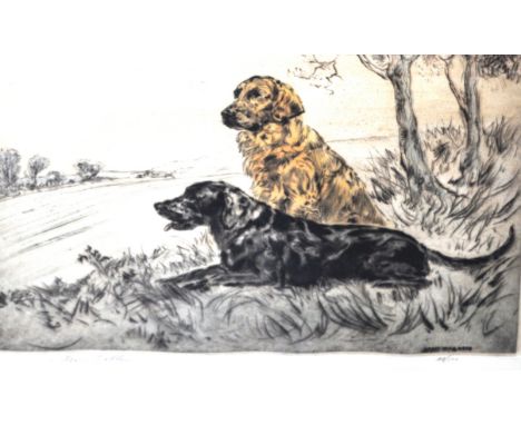 After Henry Wilkinson, signed limited edition hunting scenes, 35cm x 27cm (3).