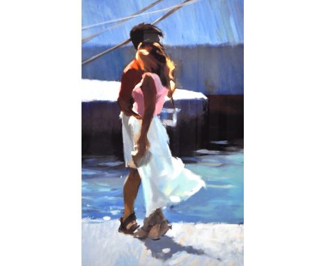 After Farrant, pencilled signed, limited edition print, titled Rendezvous, numbered 67 of 250cm, framed and glazed, 89cm x 60