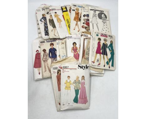 A collection of vintage sewing patterns