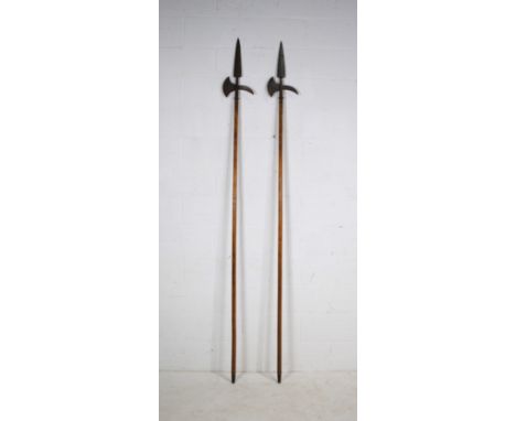 A pair of vintage pikes - total length 259cm