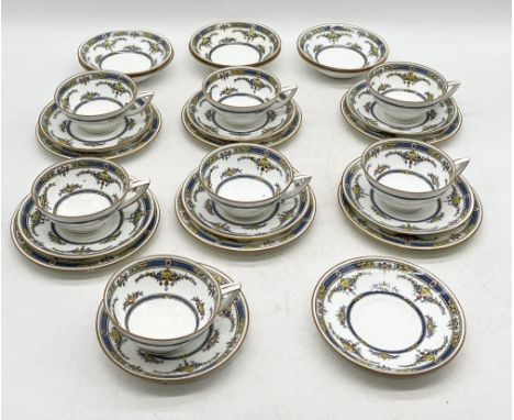 A Mintons "Princess" part tea service consisting of six trios, bowls etc.