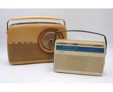 A vintage Bush radio, along with a vintage RGD radio