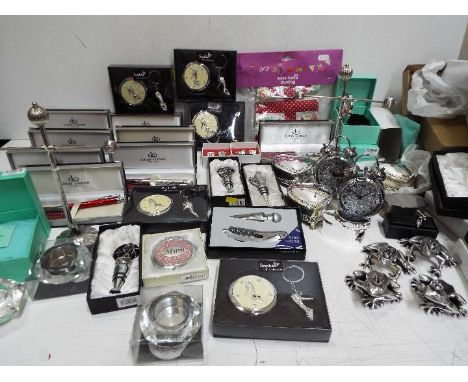 Unused Retail Stock - Gift collection - Seven  Louis Codan pens, Five Sophia gift sets, Eight white metal trinket boxes, thre
