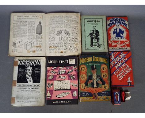 A small collection of vintage booklets and publications relating to conjuring and similar to include The Demon Telegraph # 68