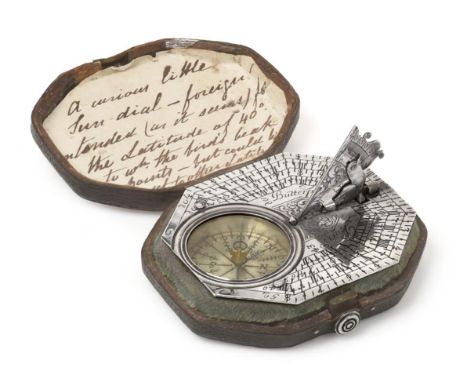 A Louis XIV or Louis XV Silver Butterfield-Dial, Signed 'Butterfield a Paris', Further Marked with French Mark, Almost Certai