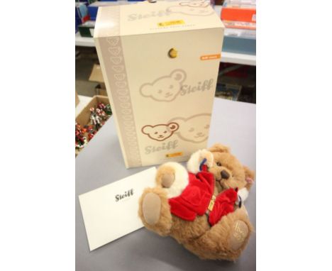 A 2007 Steiff Christmas Benjamin bear, boxed 