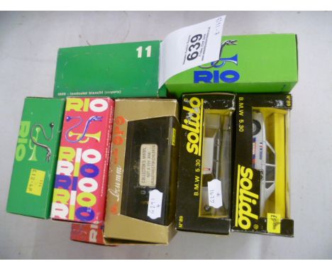 14 Boxed diecast model vehicles to include Rio x 9, Solido x 4 and Brumm x 1