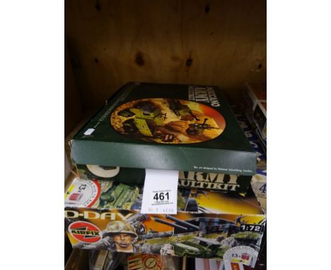 Boxed Airfix D-Day 1:72 plastic kit (part complete) plus a boxed Meccano Army Multikit appearing complete
