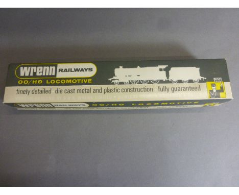 Boxed Wrenn OO gauge W2238 4-6-2 Clanline Merchant Navy Class BR green engine 