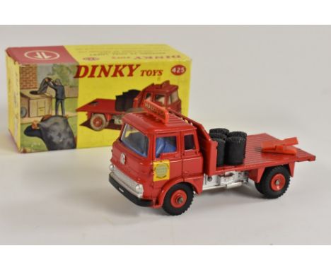 Dinky Toys -  425 Bedford TK Coal Lorry, red body, red hubs, with six coal sacks and scales, boxed