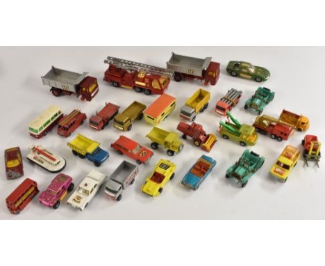 Matchbox Toys - 1-75 series and Kingsize vehicles inc K-4 Tipper Truck x2, K-9 Fire Tender, K-24 Lamborghini Miura; 1-75s No5