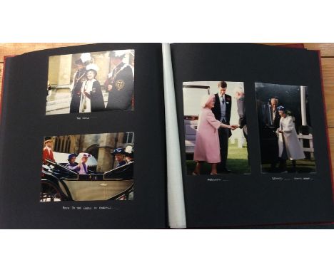 ROYAL FAMILY PHOTOGRAPHS: ‘The Royal Year 1991. A Private Collection of Photographs by James Fairman’:  2 albums, c. 200 phot