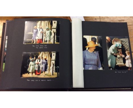 ROYAL FAMILY PHOTOGRAPHS: ‘The Royal Year 1995. A Private Collection of Photographs by James Fairman’:  4 albums, c. 400 phot