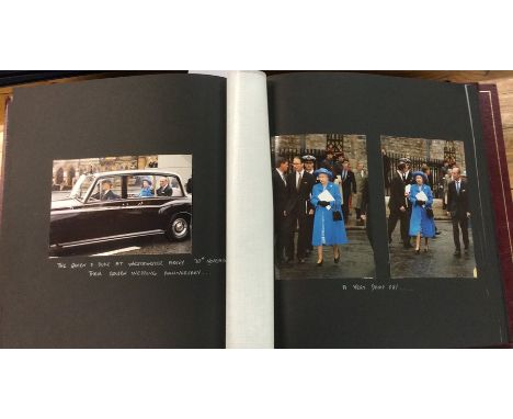 ROYAL FAMILY PHOTOGRAPHS: ‘The Royal Year 1997. A Private Collection of Photographs by James Fairman’: 5 albums, c. 500 photo