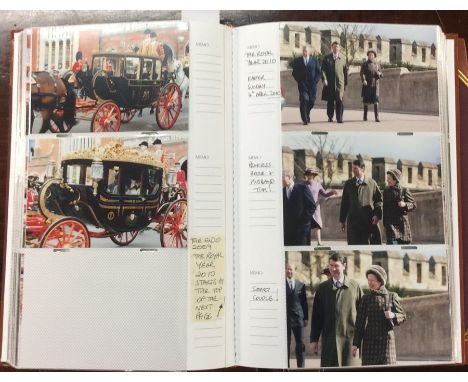 ROYAL FAMILY PHOTOGRAPHS: ‘The Royal Year 2009. A Private Collection of Photographs by James Fairman’:  3 albums, c. 900 phot