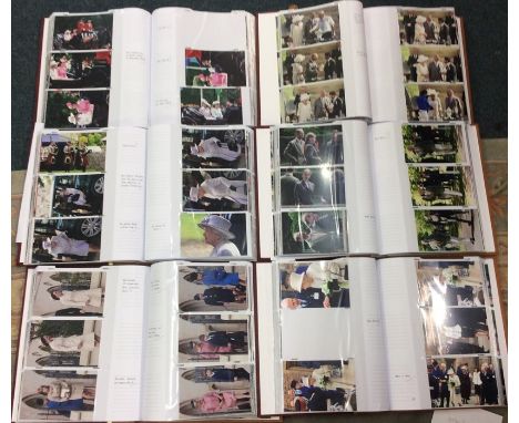 ROYAL FAMILY PHOTOGRAPHS: ‘The Royal Year 2017. A Private Collection of Photographs by James Fairman’:  6 albums, c. 1250 pho