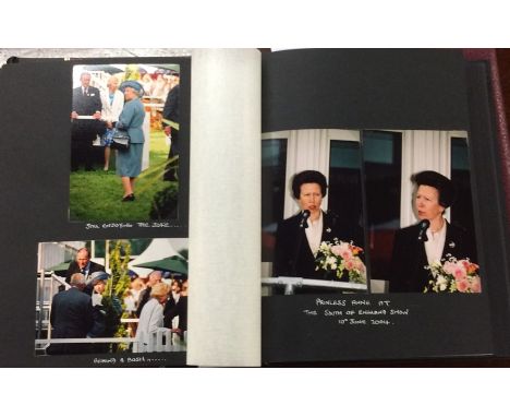 ROYAL FAMILY PHOTOGRAPHS: ‘The Royal Year 2004. A Private Collection of Photographs by James Fairman’: 5 albums, c. 800 photo