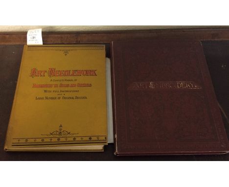 LOCKWOOD, M.S. &amp; GLAISTER, E.   Art Embroidery A Treatise…   1878, London, 4to orig. cl. 19 chromolitho plts. plus  Art N