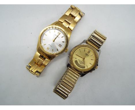 Two vintage watches comprising a Casio Alarm Chronograph and an Accurist.