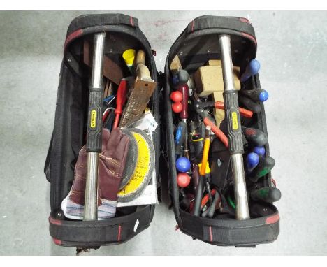 Stanley - Two Fatmax tool bags containing a quantity of hand tools. [2]