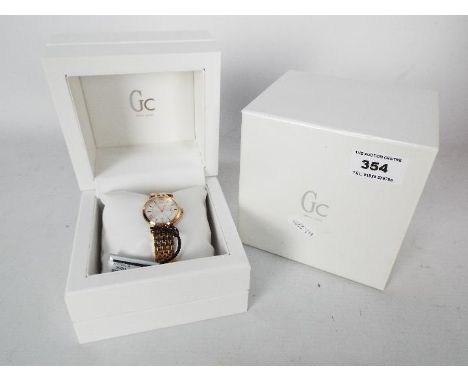 Unused Retail Stock - Ladies rose gold plated bracelet watch (with original tags) - GC Swiss made - Model No X57003L1S 552042