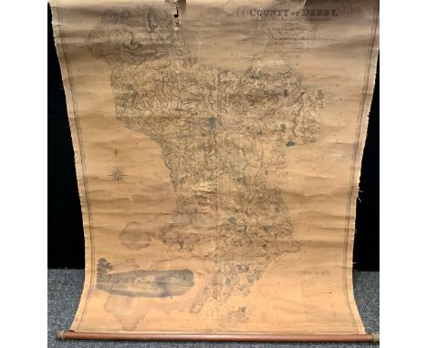 Derbyshire. (Greenwood (C. &amp; J.), Map of the County of Derby, from an actual survey made in the years 1824 &amp; 1825...,