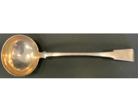 A 19th century Maltese soup ladle, 917 purity marks, 7.94oz 