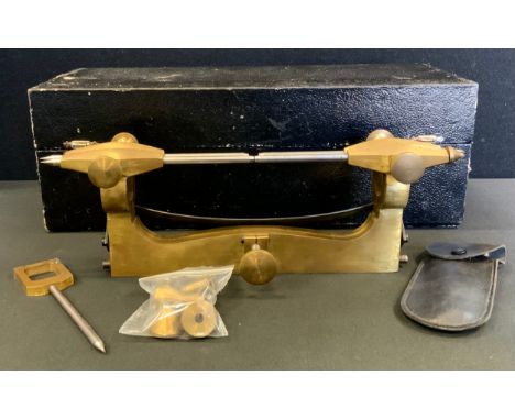 A J M W (clocks) clock and watch makers Depthing Tool, cased 
