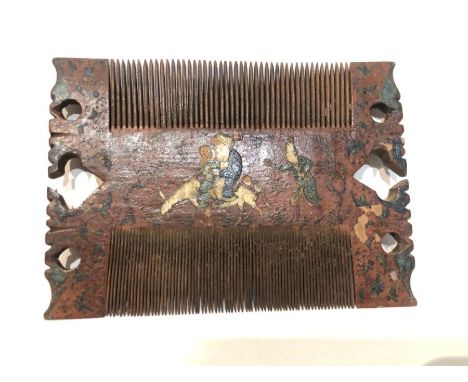18th Century Qajar Comb made of Wood