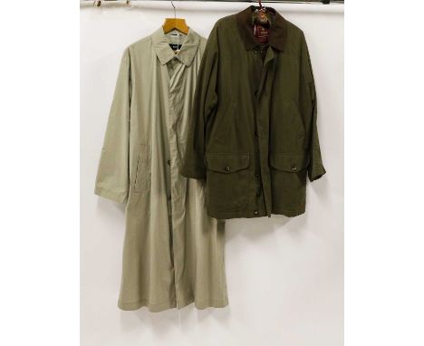 Gentleman's Modern Mulberry Brown Jacket with suede collar, zip and button fastening, side and front buttoned patch pockets a