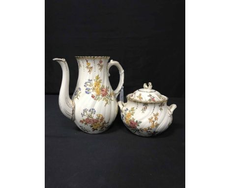TUSCAN TEA SERVICE, ROYAL STAFFORD TEA SERVICE AND A VICTORIAN STYLE SERVICE 