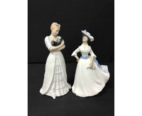 GOOD LOT OF ROYAL DOULTON FIGURESLittle Ballerina, Ballet Shoes, Ruby, Kimberley, Good Companion and Margaret 