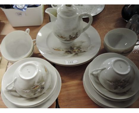An Oriental style eggshell tea service