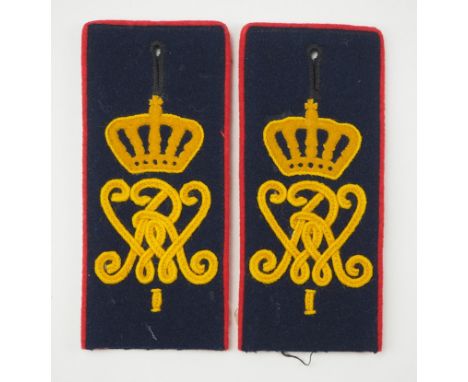 Sachsen: Paar Schulterklappen für Mannschaften im Grenadier-Regiment „Kaiser Wilhelm, König von Preußen“ (2. Königlich Sächsi
