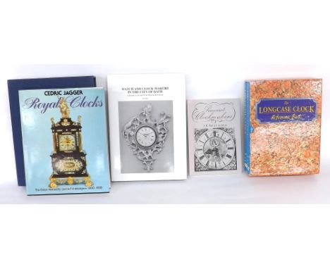 John Robey - The Longcase Clock Reference Book, volumes I &amp; II, signed by the author, Cedric Jagger - Royal Clocks, The B