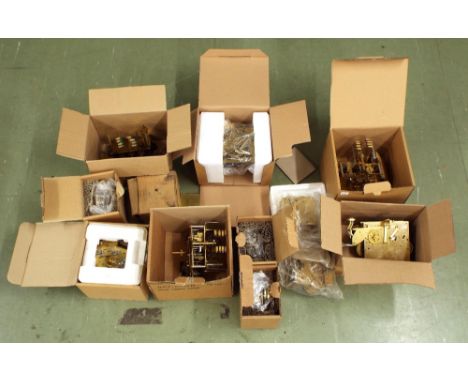 Quantity of various German mantel clock movements (some as new)