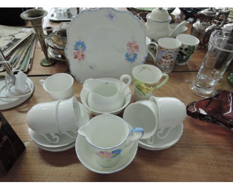 A selection of ceramic tableware including Tuscan etc