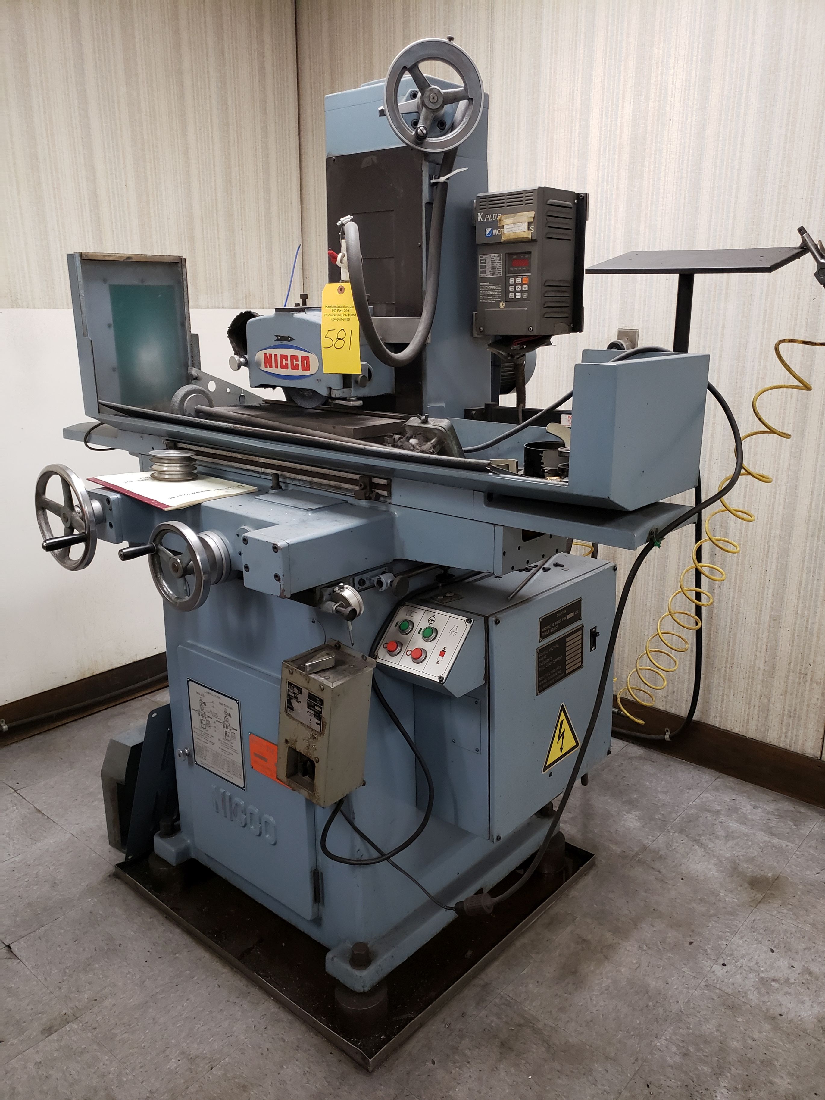 NICCO NSG515 SURFACE GRINDER SN A4108, 6X18 CHUCK
