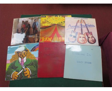 Savoy Brown LP Collection, six releases including, Shake Down, (Decca LK883, 1967) very good, Raw Sienna (Decca SKL5043, 1970