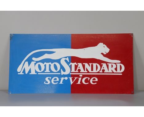 Motostandard plaque - Sizes: H330MM L675MM - Weight (K): 0,7kg - Condition: at first glance - good condition - no restoration