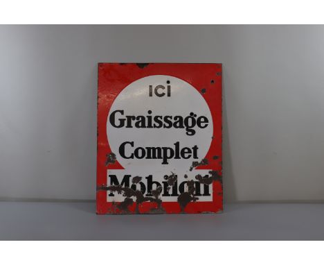 Belgian Enamel, Mobilail - Sizes: H600MM L500MM - Weight (K): 3,9kg - Condition: After checking â€“ wear/worn/patina of use- 