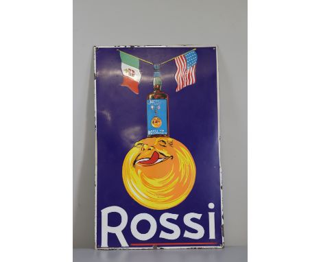 Belgium Enamel plaque Rossi Emaillerie Belge 1928 - Sizes: H680MM L425MM - Weight (K): 4,3kg - Condition: at first glance - g